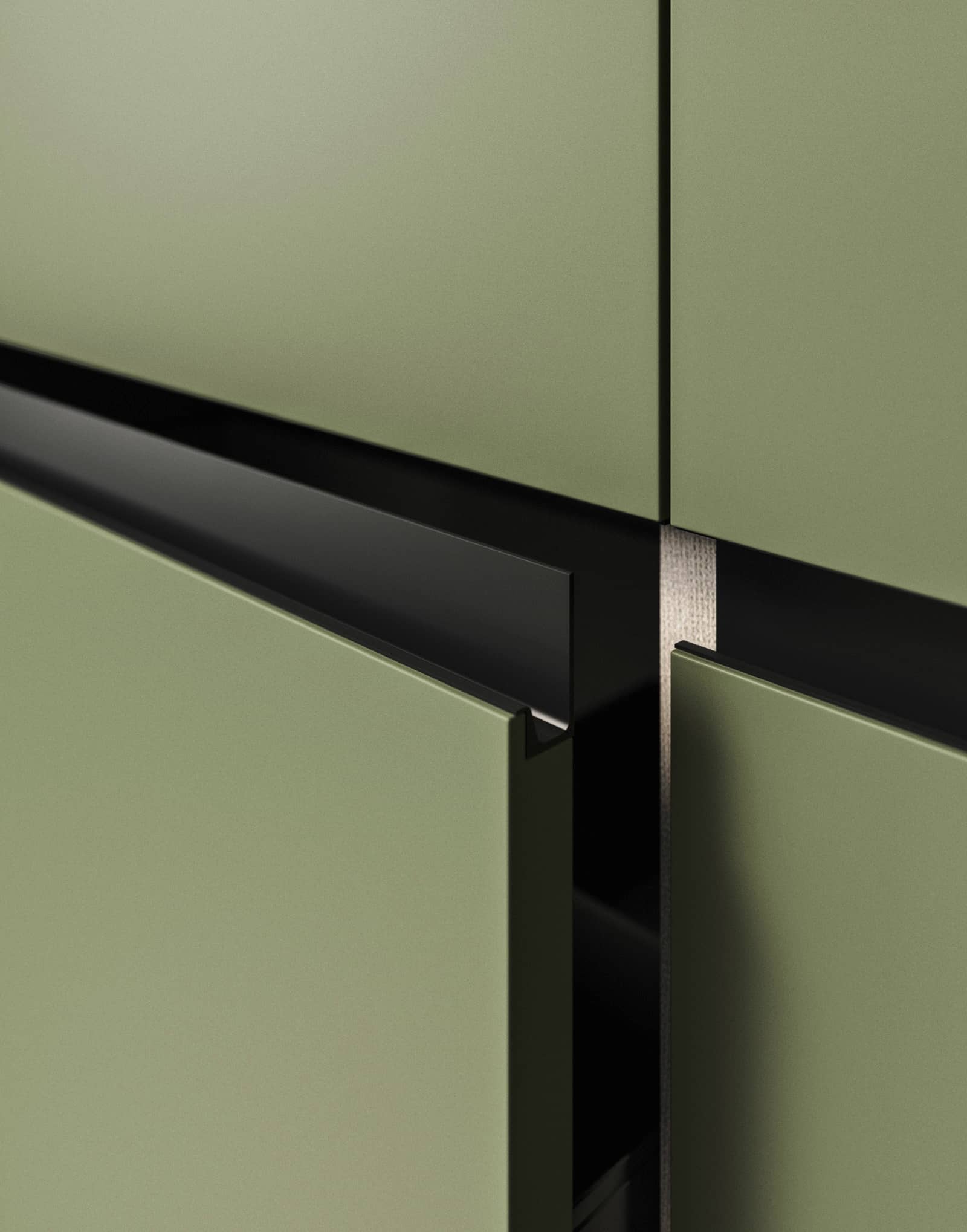 Porte Folio en tech natural Linoil Forêt avec tiroir Résine Cendre