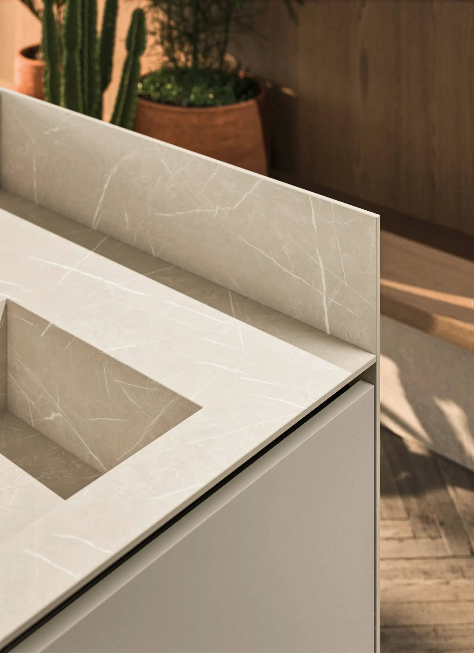 Porte Principio en tech sense Gris Cashmere