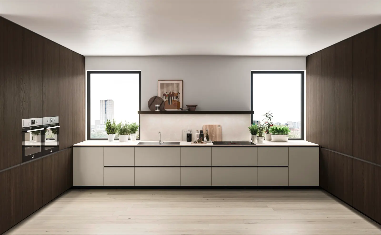 Vue d'ensemble cuisine Way avec deux zones